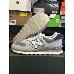 New Balance 574 Grey White / $100 Retail!! / Size 10.5 / Brand New
